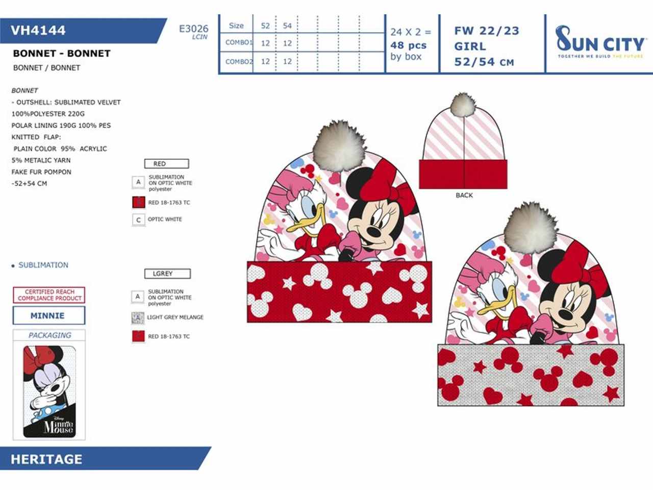 Minnie cappello taglia 52-54$