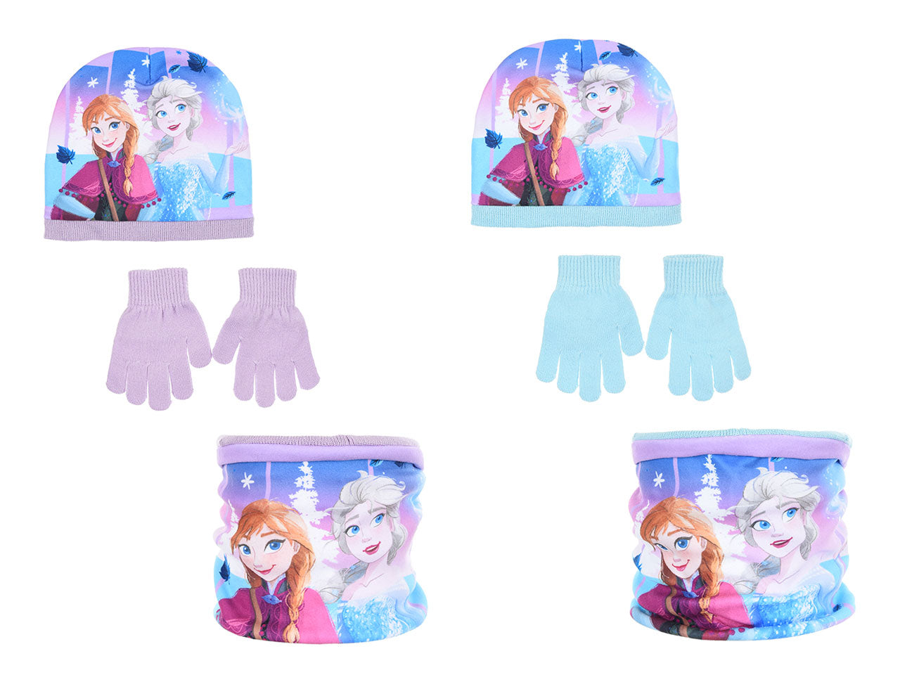Frozen cappello+collo+guanti