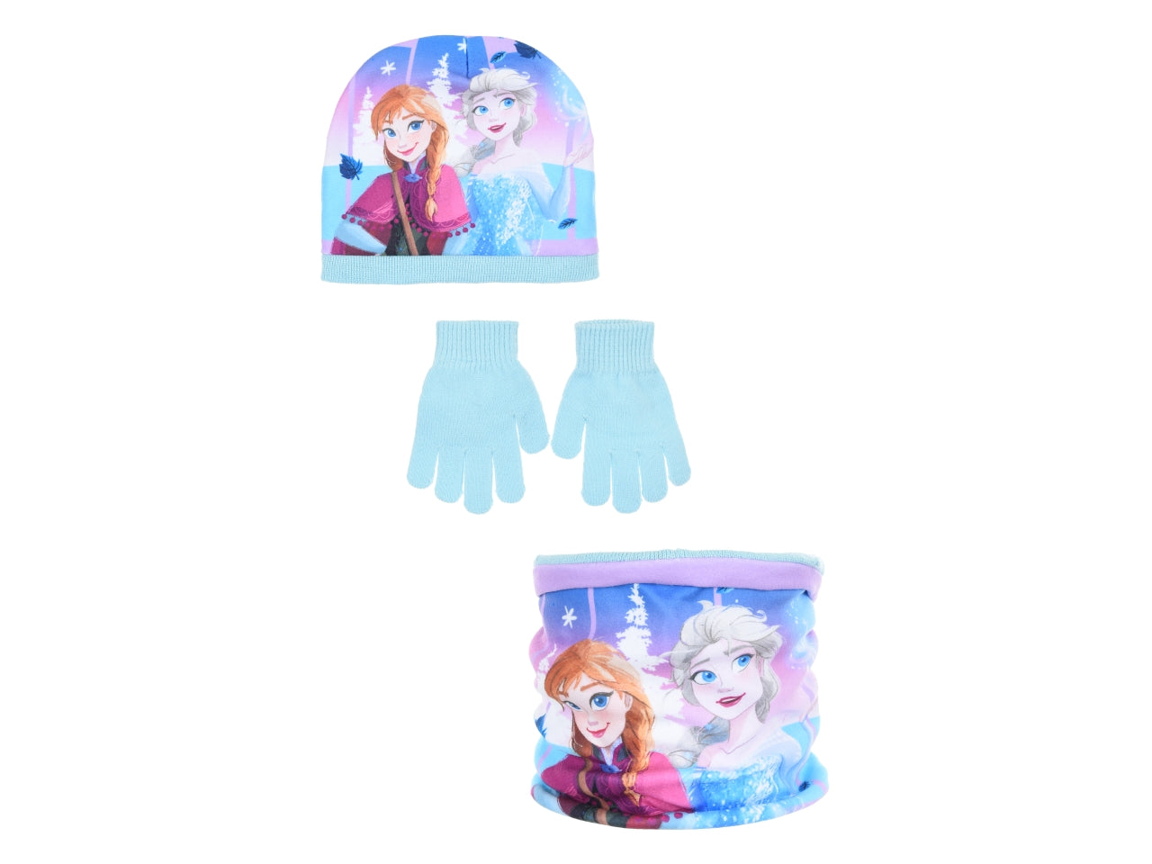 Frozen cappello+collo+guanti