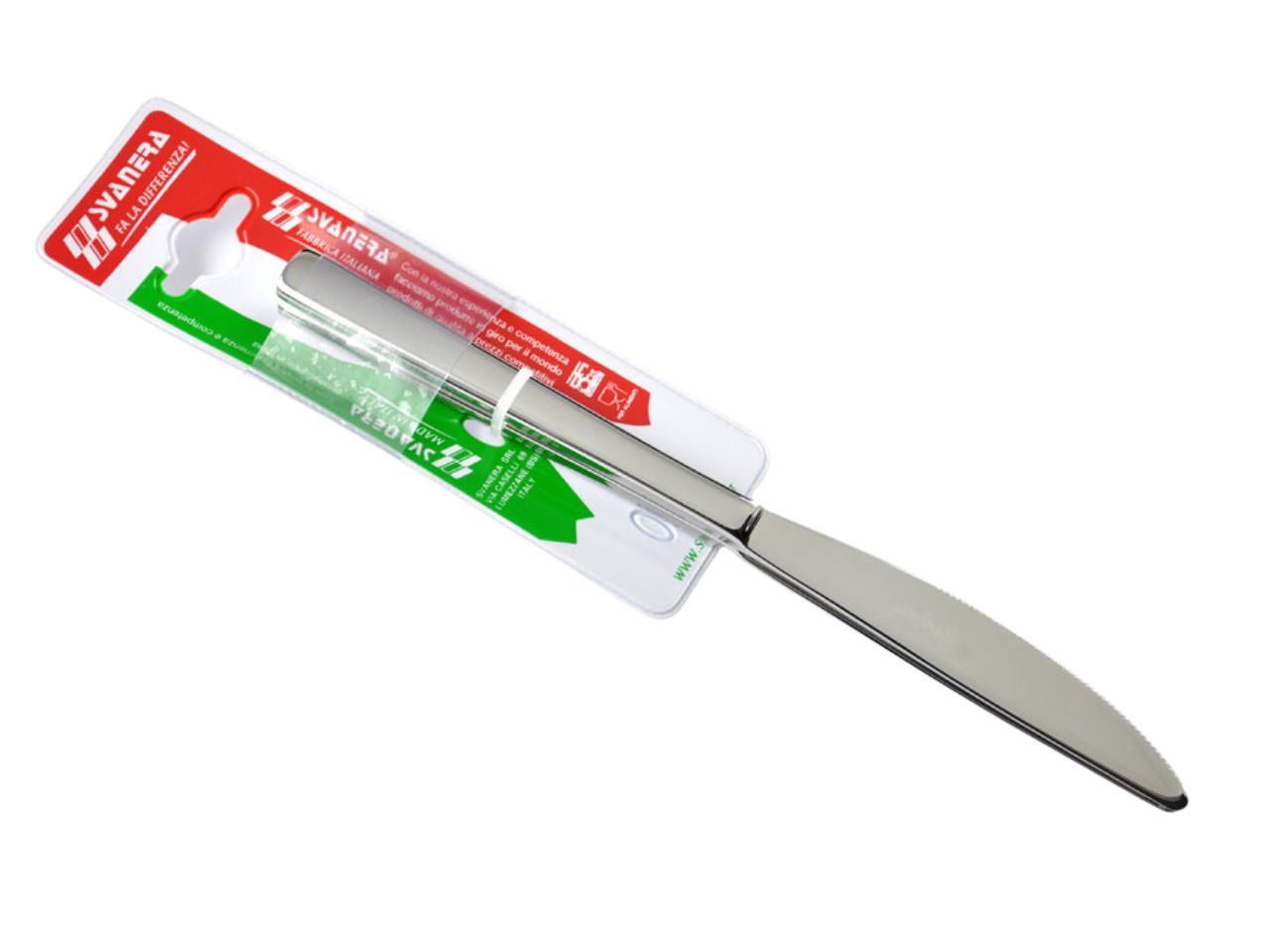 Coltello da tavola in acciaio inox per pizza confezione 2 coltelli - Svanera