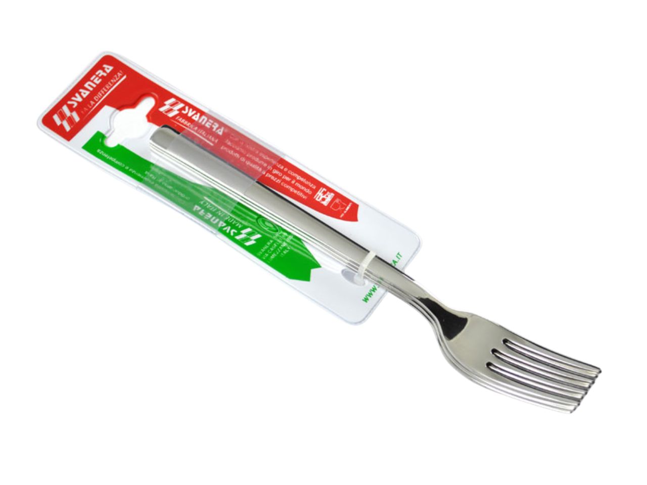 Forchetta tavola Laura acciaio inox, confezione da 3 forchette - Svanera