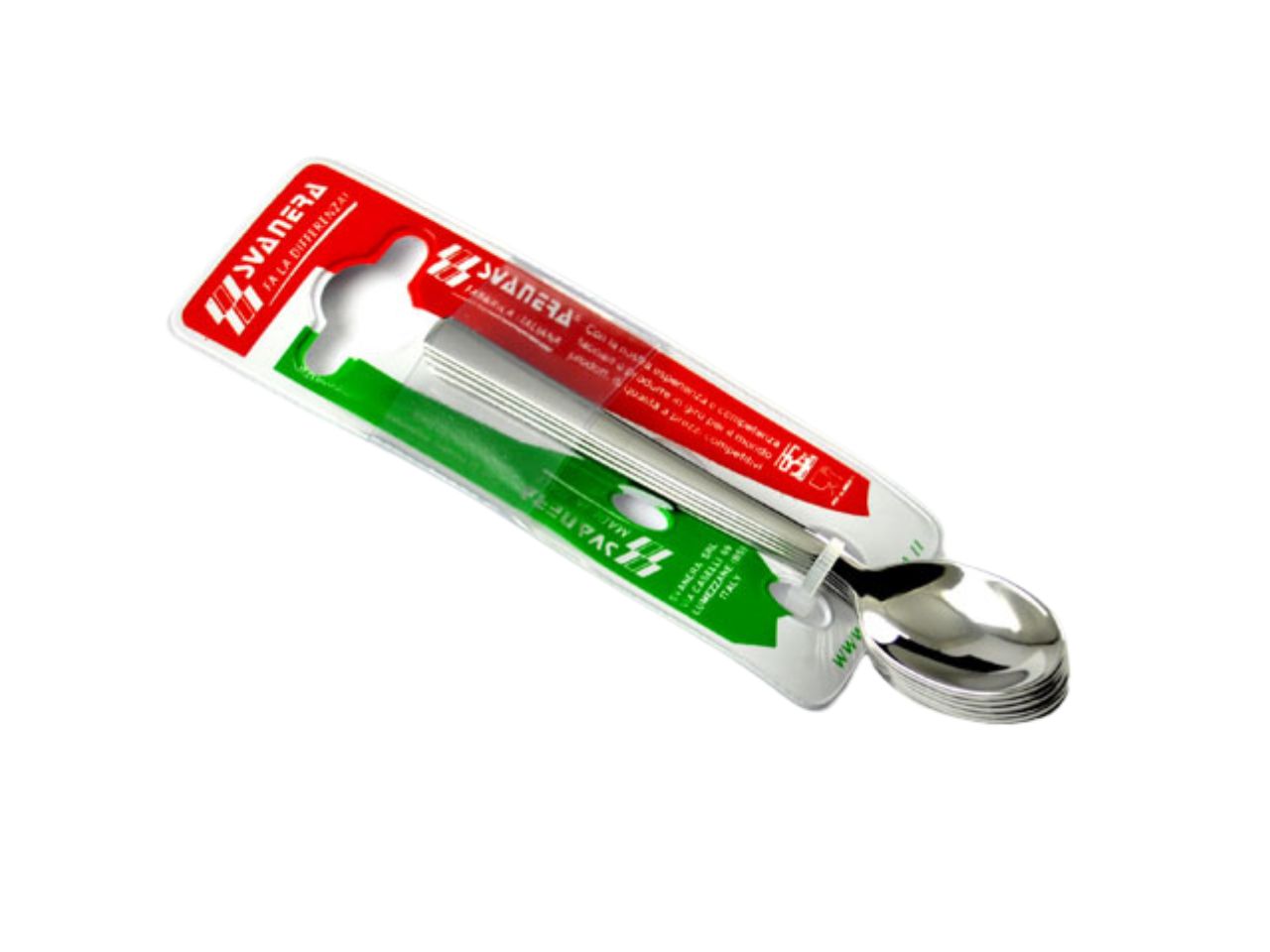 Cucchiaini da caffè Laura acciaio inox, confezione da 6 cucchiaini - Svanera