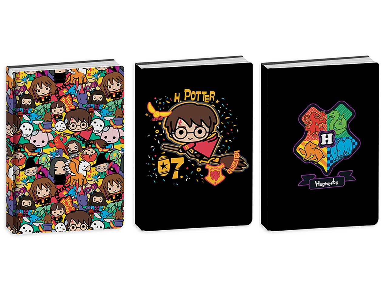 Diario scuola Harry Potter 10 mesi, copertina imbottita lucida assortiti, 14,5x20,6 cm - Seven