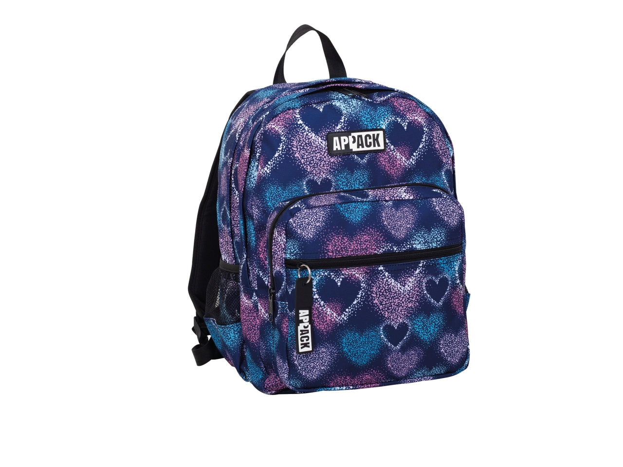 Zaino scuola Appack doppio scomparto in tessuto, assortiti, 29,5x41x19 cm - Seven