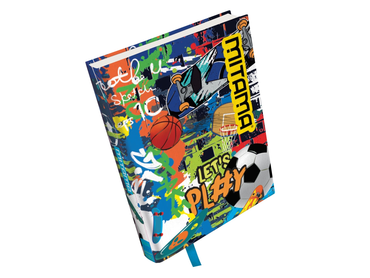 Diaro scuola standard Mitama junior con copertina in tessuto di vari colori, 10 mesi, 15x20 cm
