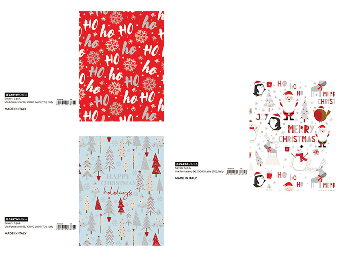 Chiudipacco pattern cartomania greetings | Seven