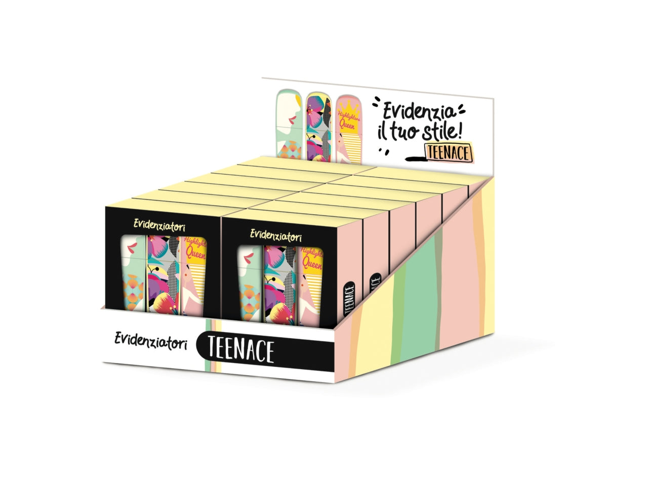 Evidenziatori teenace set da 3 evidenziatori | Seven