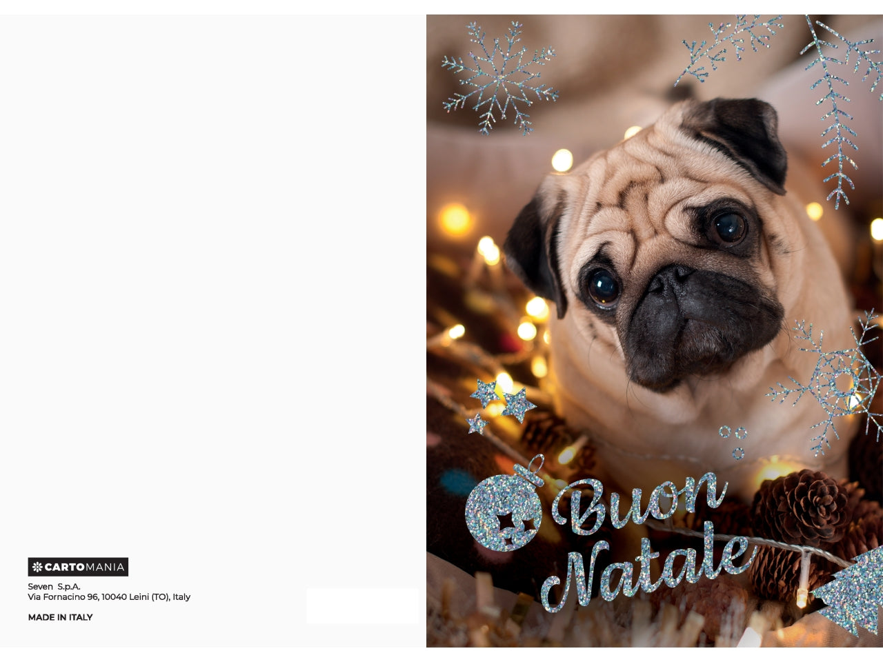 Biglietti natale animali cartomania | Seven