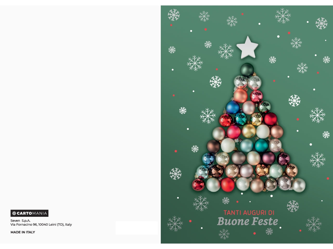 Biglietti natale elements cartomania | Seven