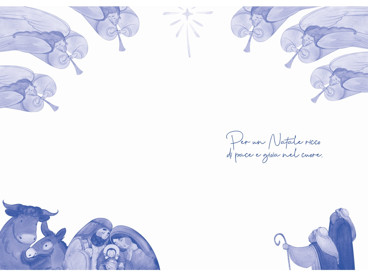 Biglietti natale presepe cartomania | Seven