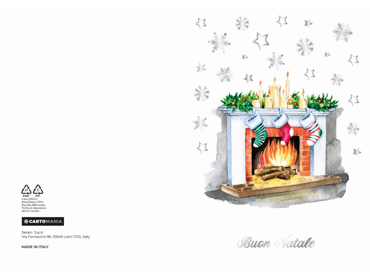 Biglietti natale rilievo cartomania | Seven