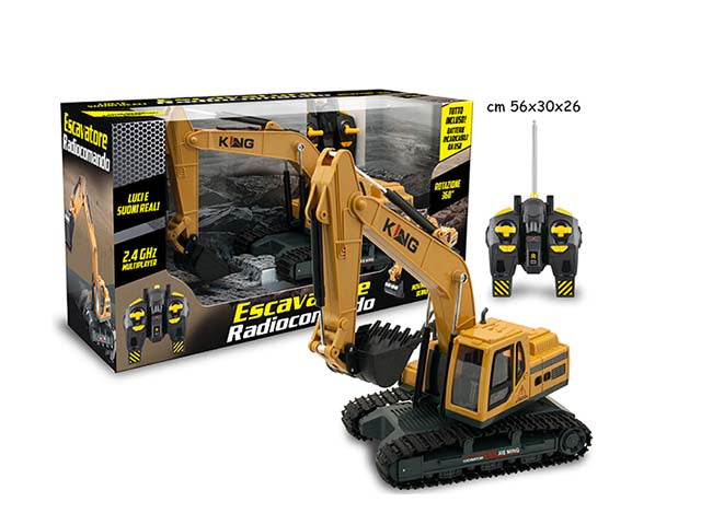 Escavatore r/c c/luci e suoni 65266