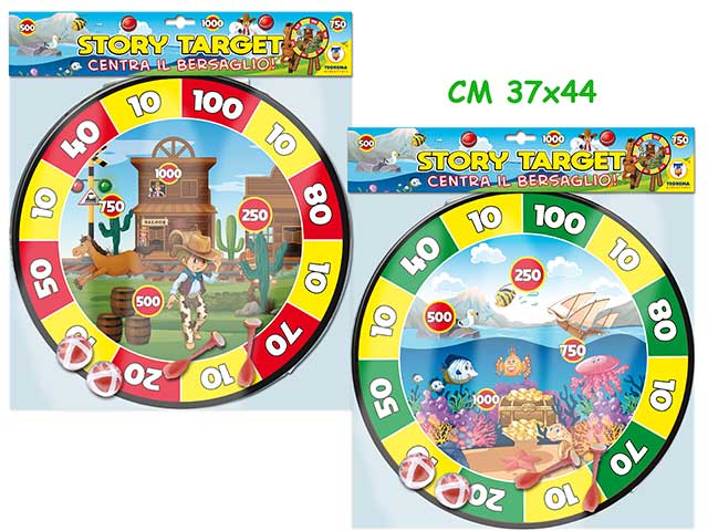 Target velcro con palline e freccette