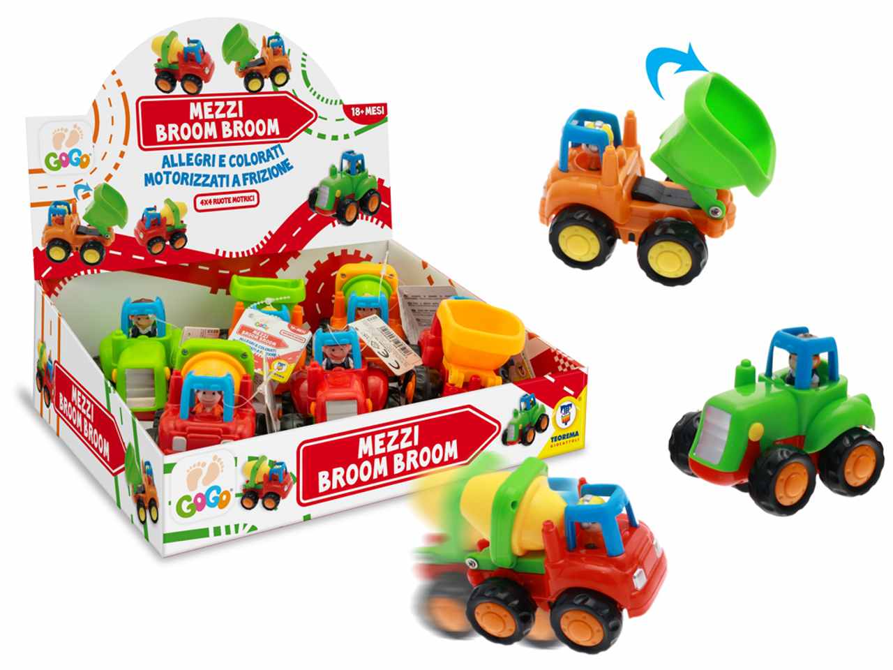 Gogo mezzi broom broom trattori