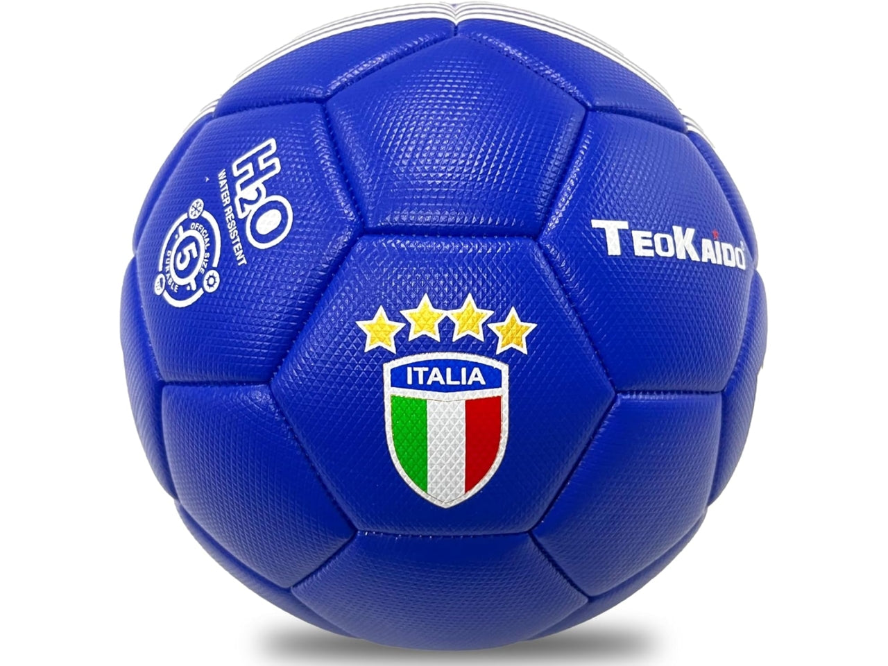 Teokaido pallone calcio taglia 5 350 gr blu