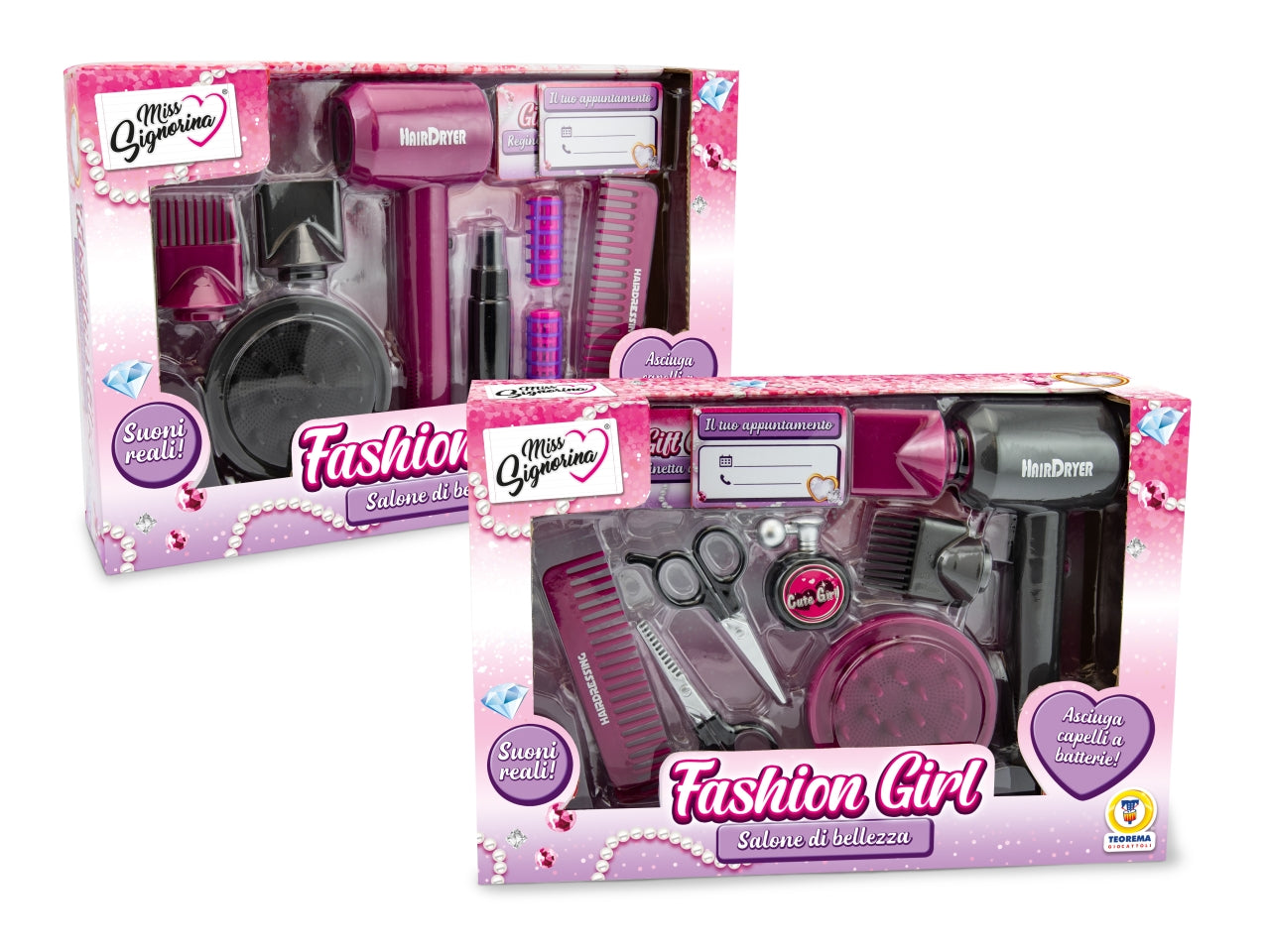 Beauty saloon phon a batteria