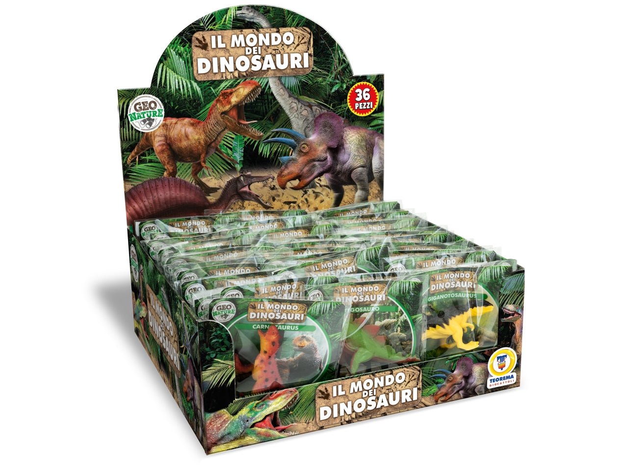 Geo nature - dinosauri 12 modelli assortiti