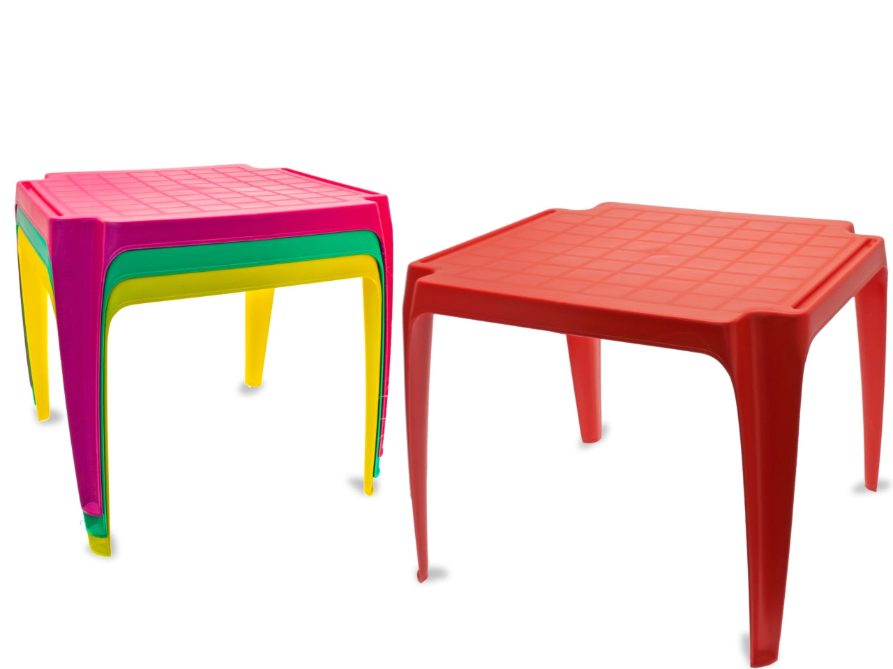 Tavolo in plastica disponibile in 4 colori