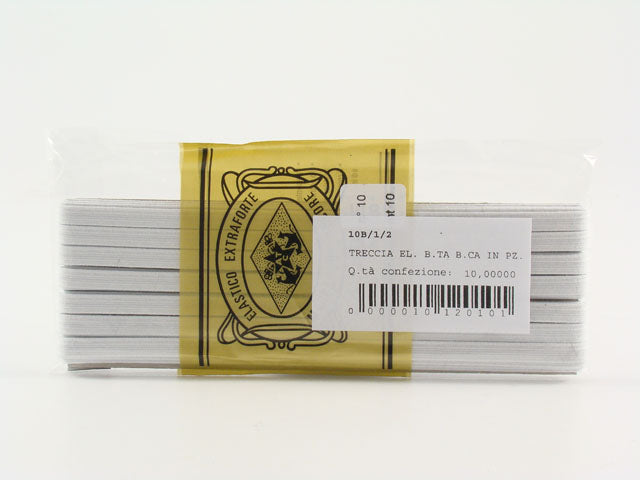 Treccia el.b.ta bianca mt.20 10b/1/2