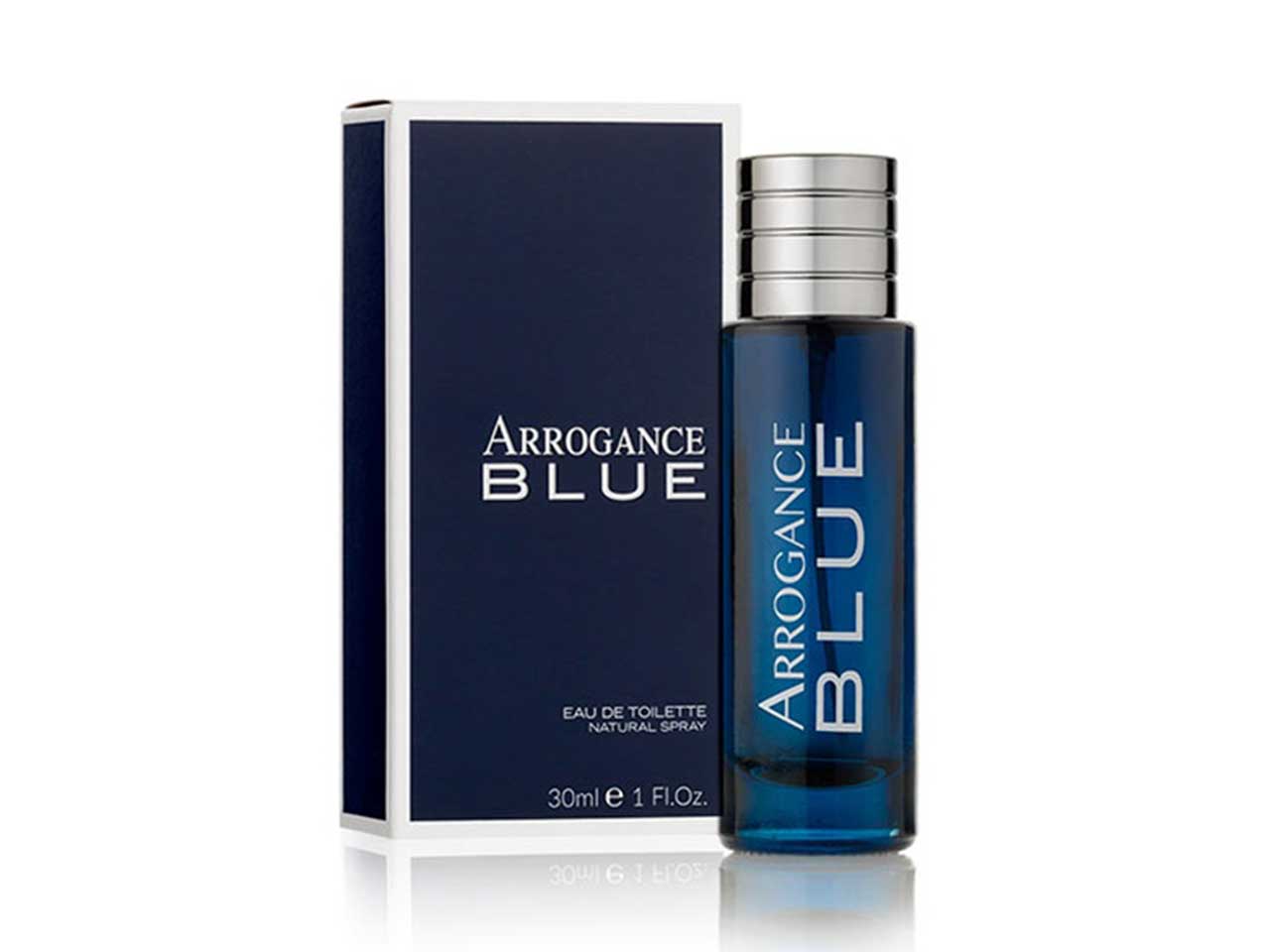 Profumo da uomo Arrogance Blue, eau de toilette agrumato, 30 ml