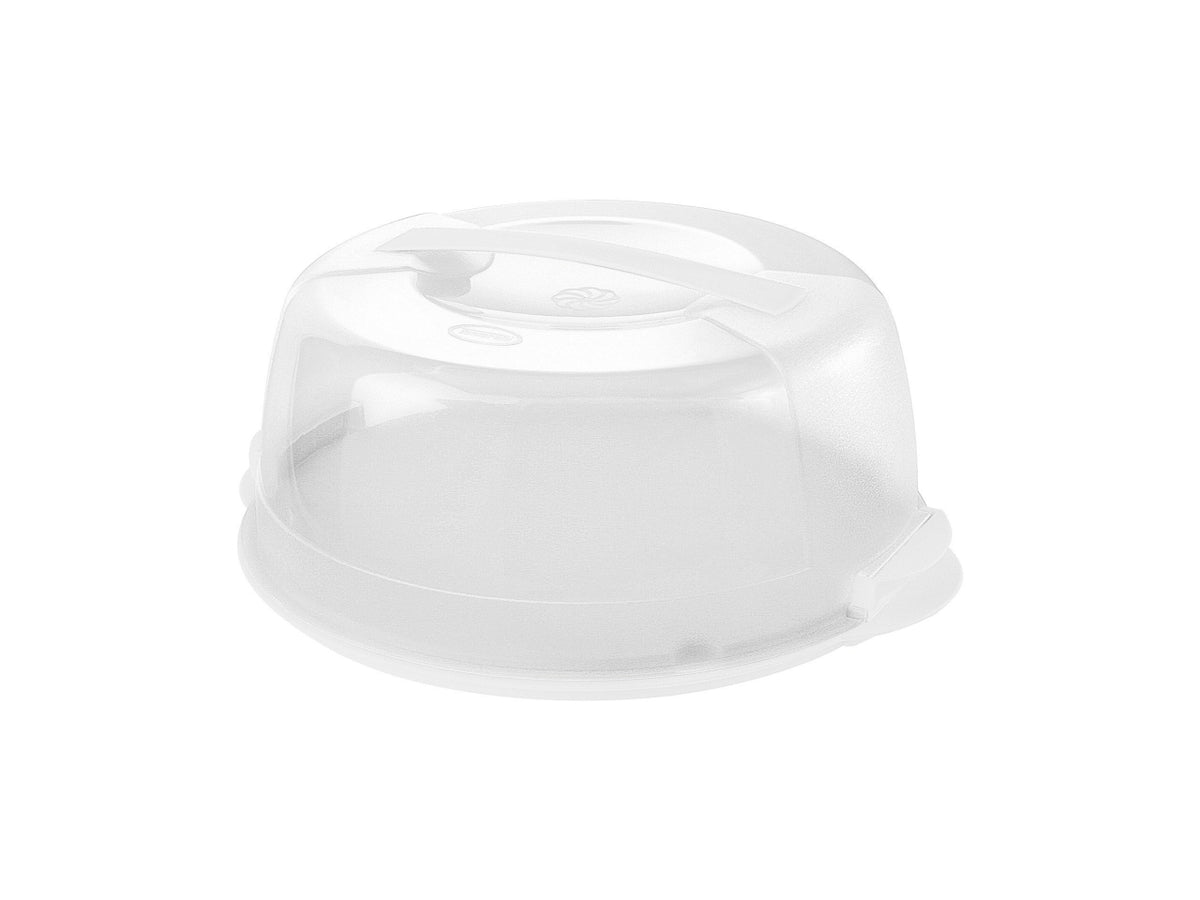 Portatorte misura 30cm per tiramisù smontabile colore bianco
