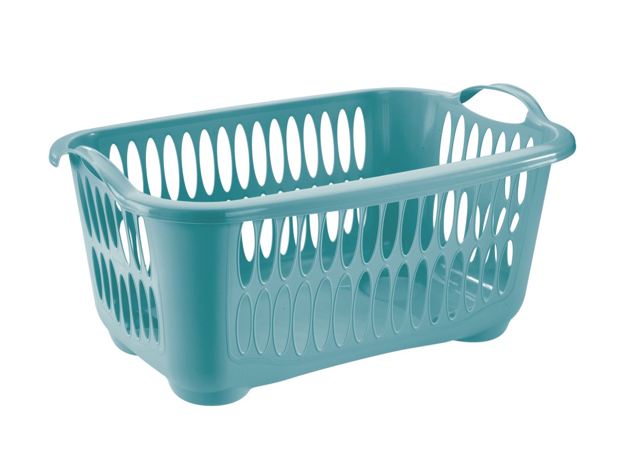Laundry basket rettangolare cover line colore delfino