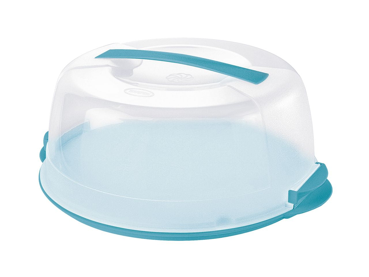 Portatorte misura 30cm tiramisù smontato colore delfino