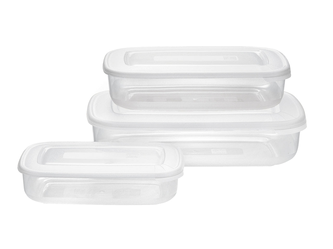 Frigo box rettangolare capacita' 3/1,88/0,93l il set comprende 3 box