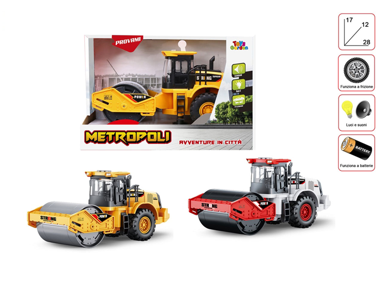 Metropoli rullo asfalto