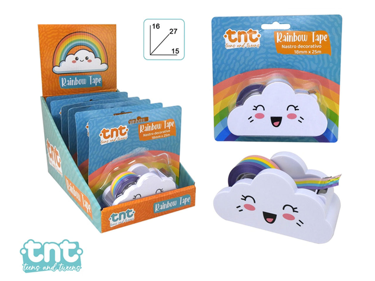 Tnt porta nastro 11cm 92008