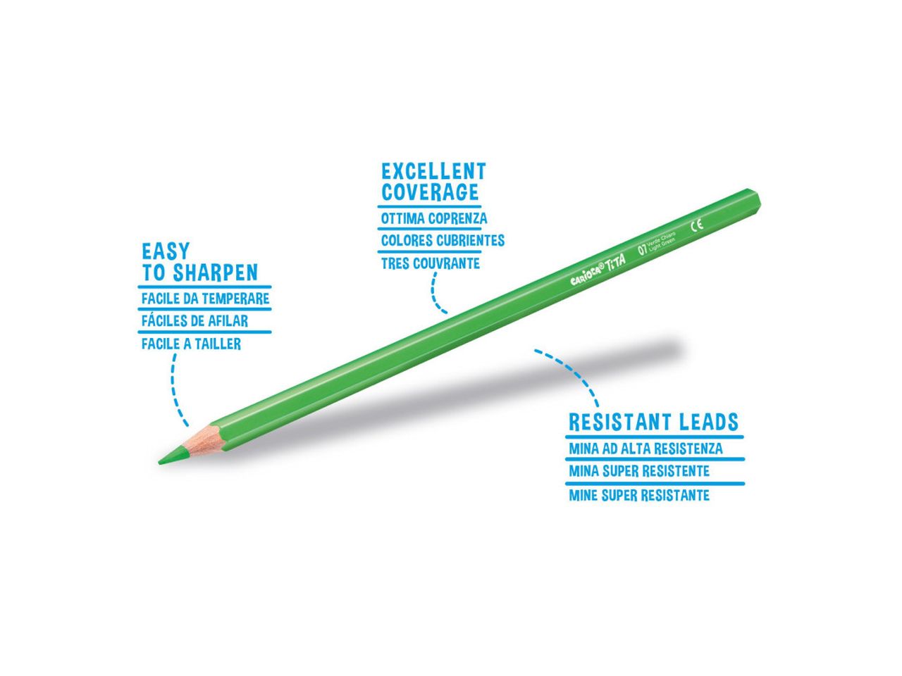 Carioca tita matite colorate - la confezione comprende 80 matite colorate