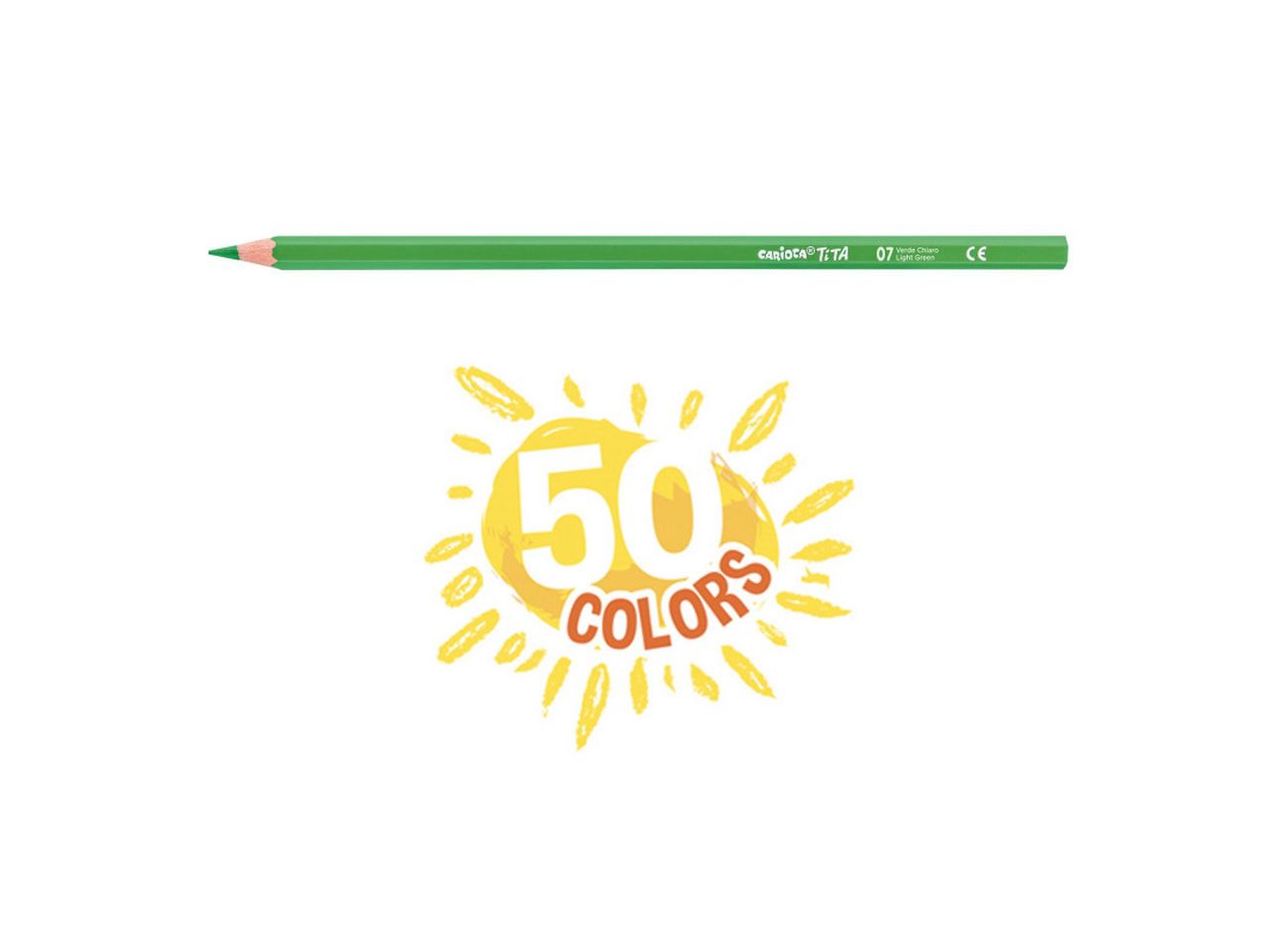 Carioca tita matite colorate - la confezione comprende 80 matite colorate