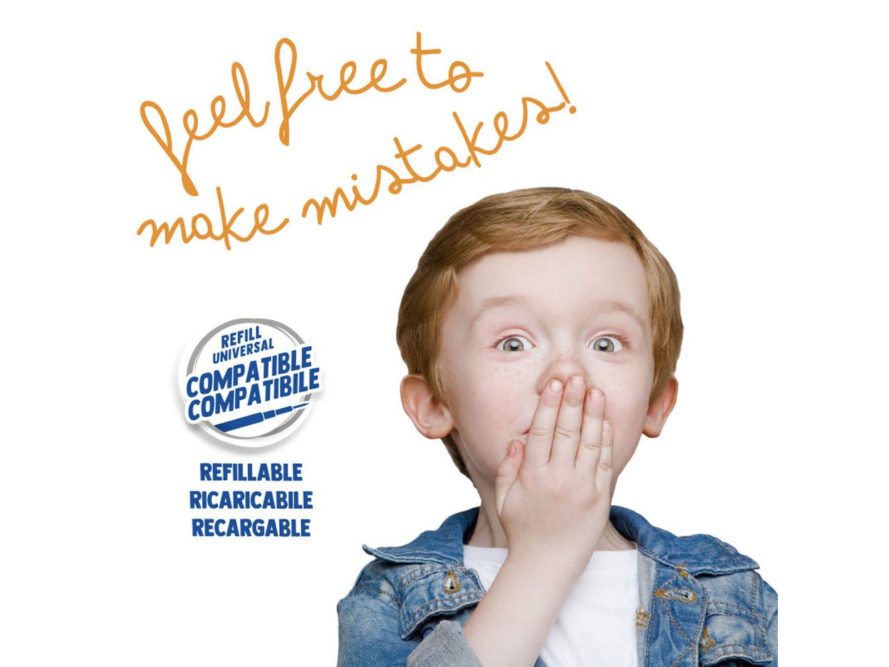 Carioca oops penna cancellabile e ricaricabile nera