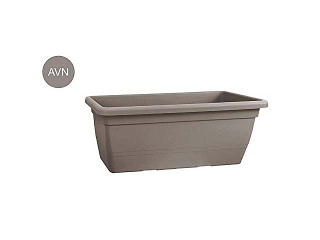 Fioriera rettangolare Anthea 60cm avana