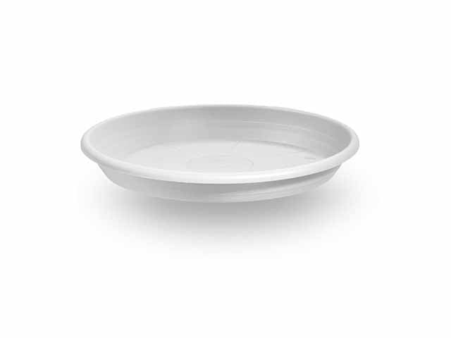 Sottovaso cilindro 30cm bianco