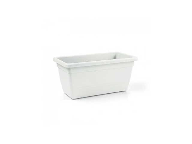 Fioriera rettangolare Anthea 60cm bianca