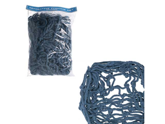 Rete corda mare sacchetto blu 150x200cm