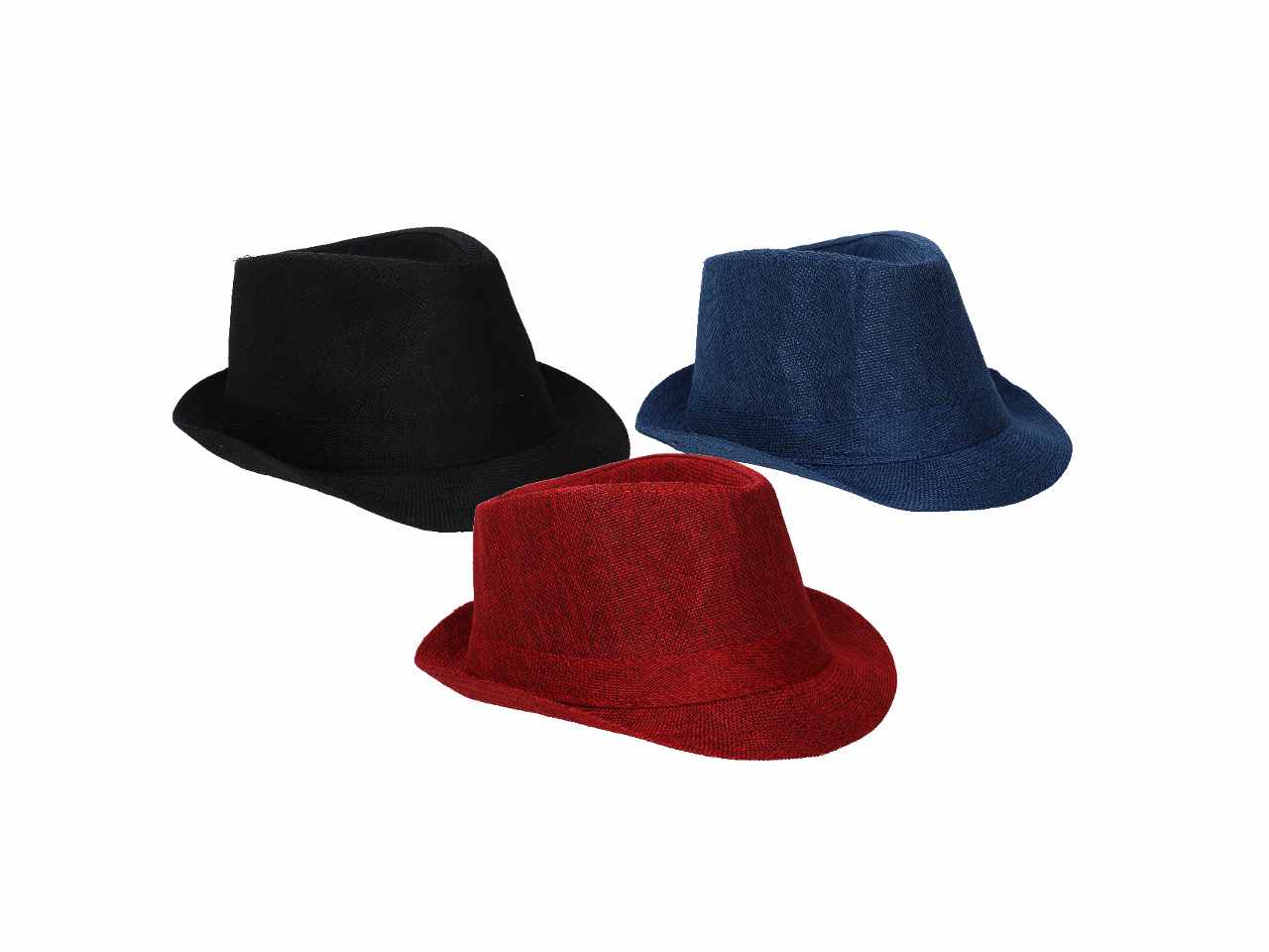 Cappello in lino per uomo d.57x58cm in 3 colori assortiti $
