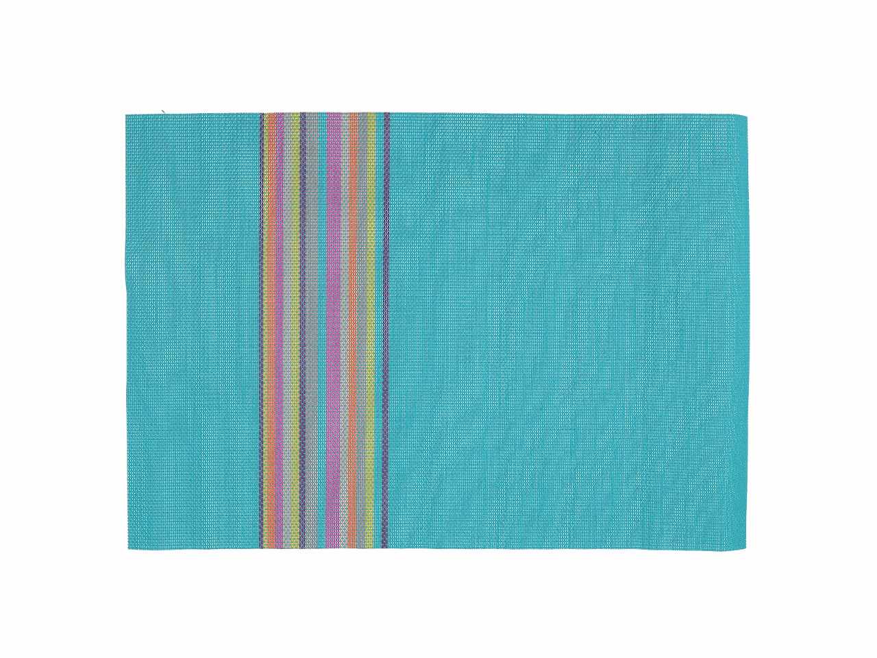Tovaglietta in plastica confezione da 4 pezzi assortiti con disegno righe 45x30cm