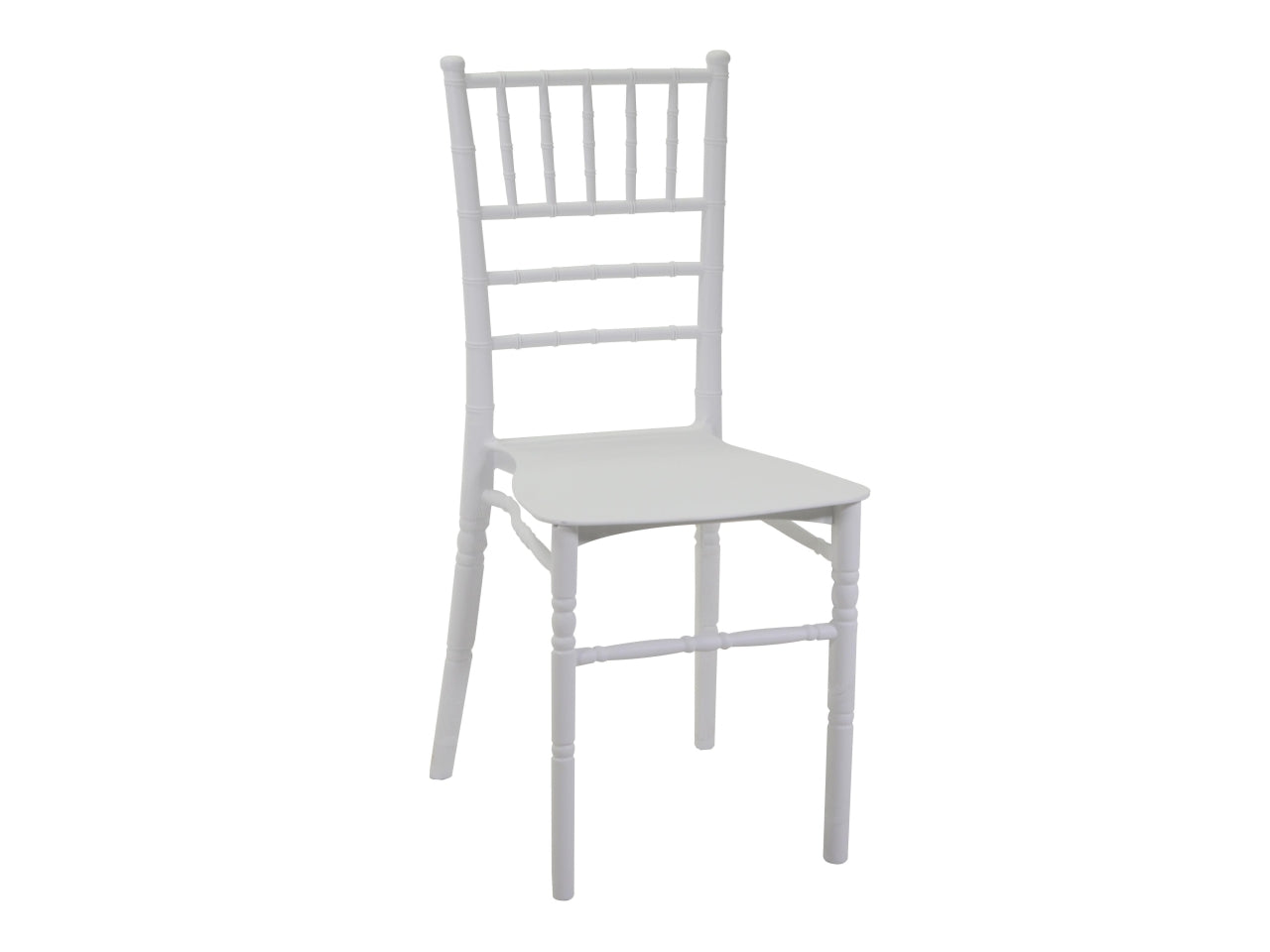 Sedia polipropilene chiavari bianco 40x43xh.90cm
