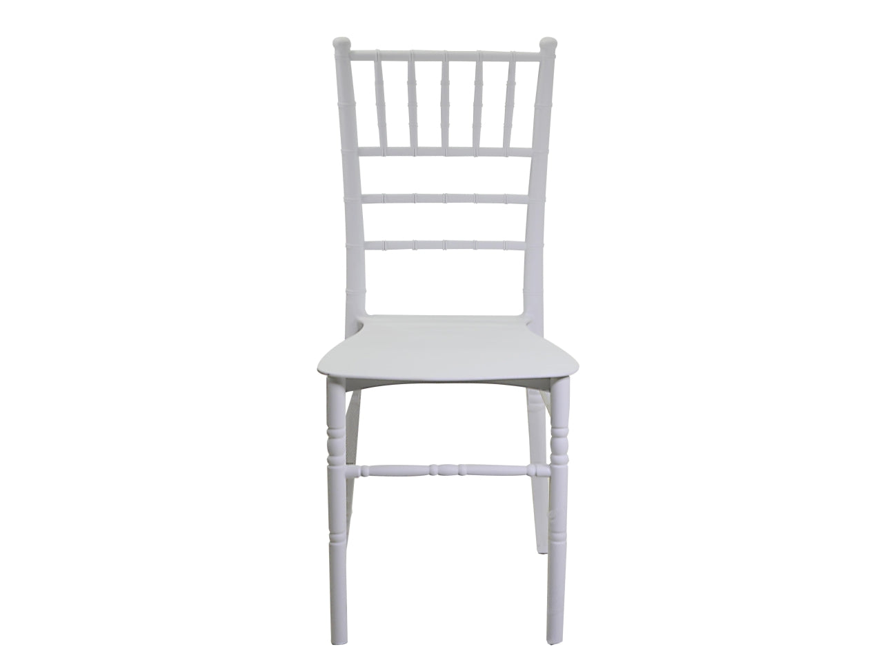 Sedia polipropilene chiavari bianco 40x43xh.90cm