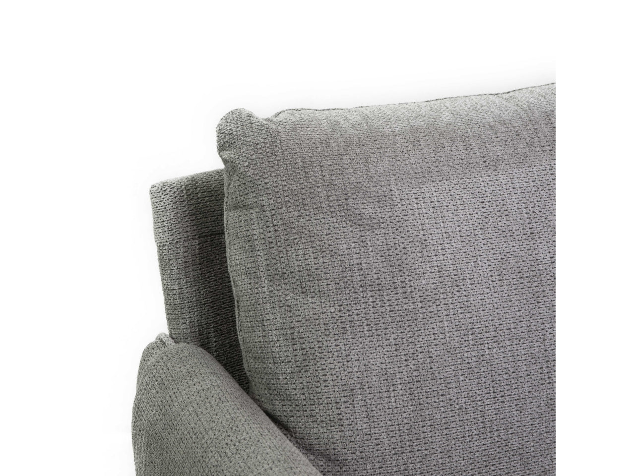 Divano tessuto 3 posti grigio 195x77xh.85cm