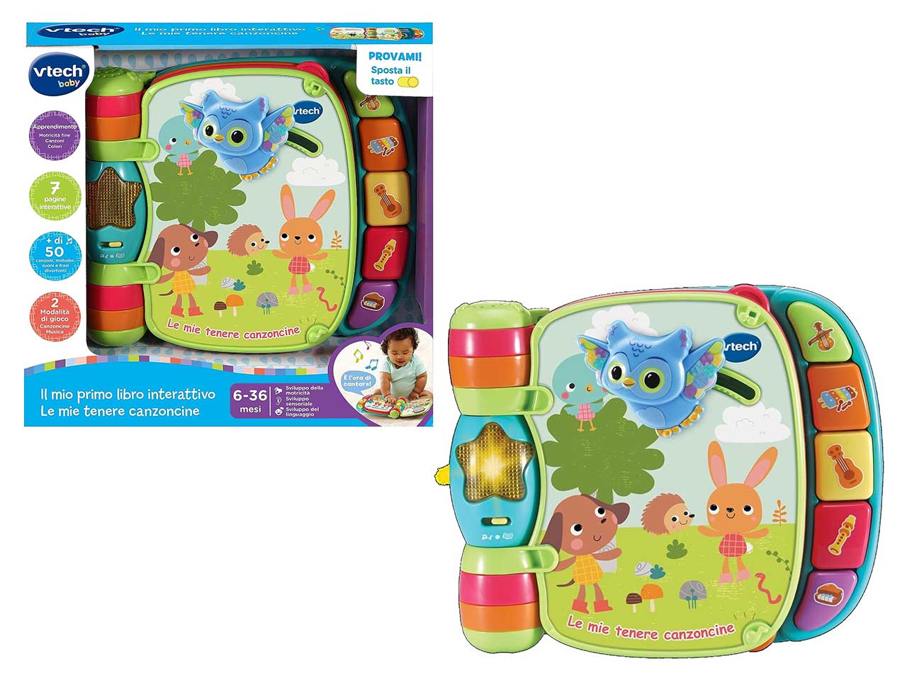 Vtech baby il mio primo libro interattivo