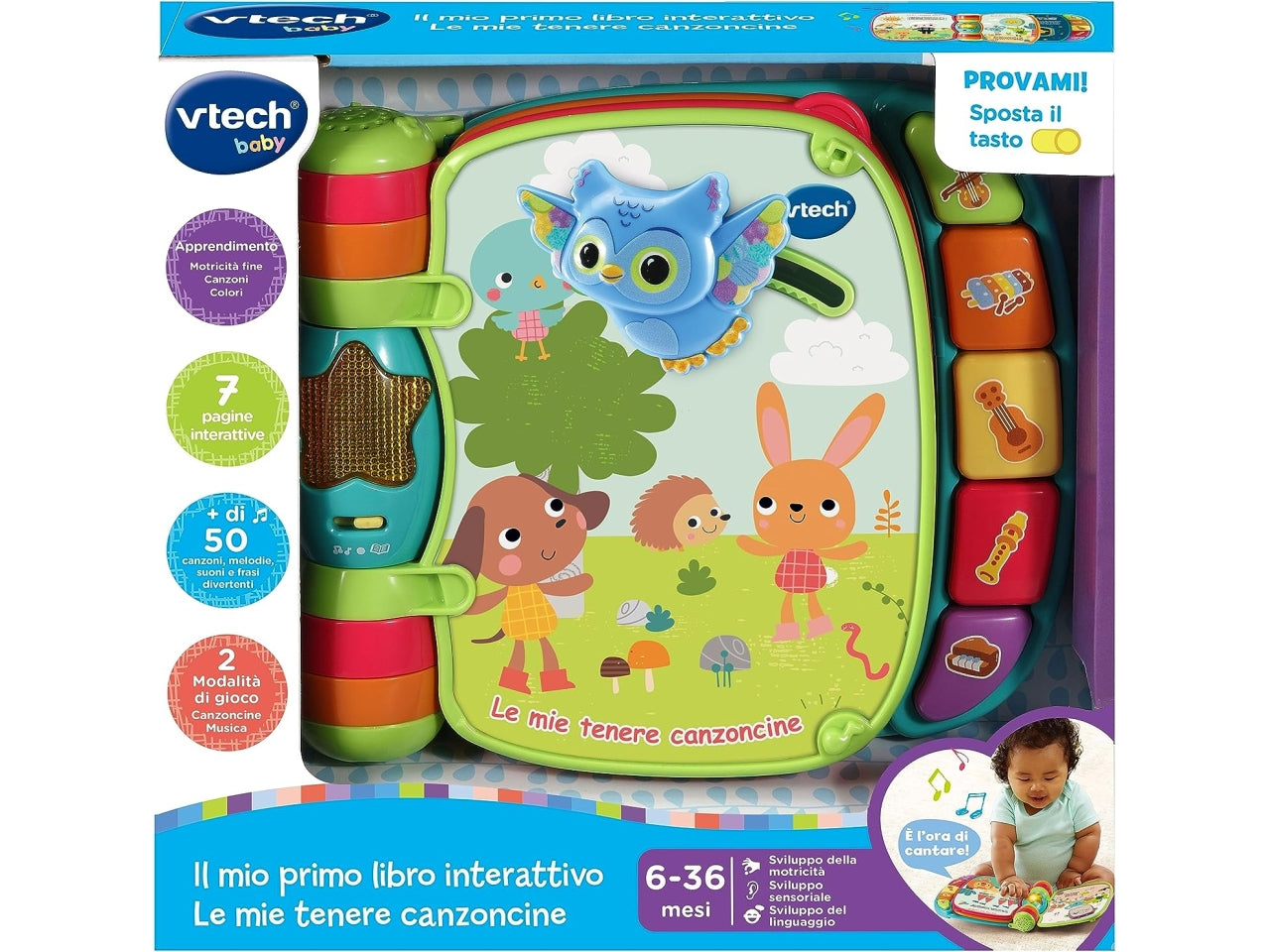 Vtech baby il mio primo libro interattivo