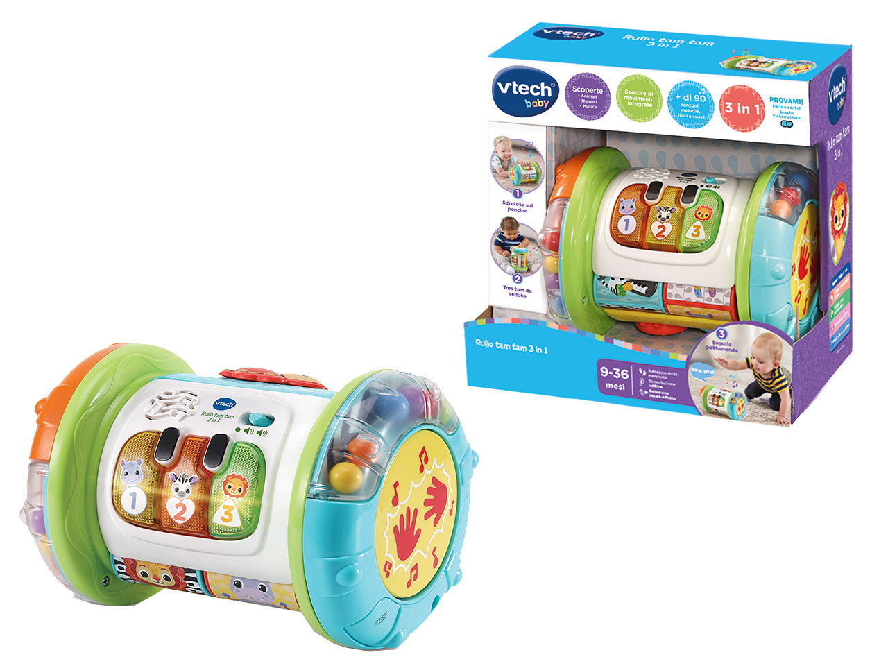 Rullo tam tam - 3 in 1