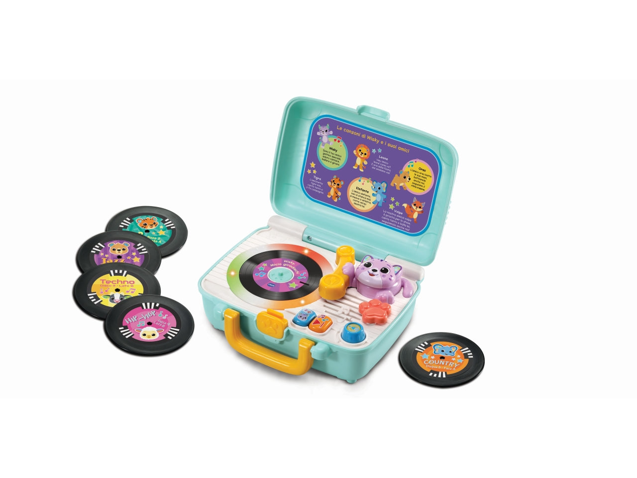 Wisky, micio giradischi