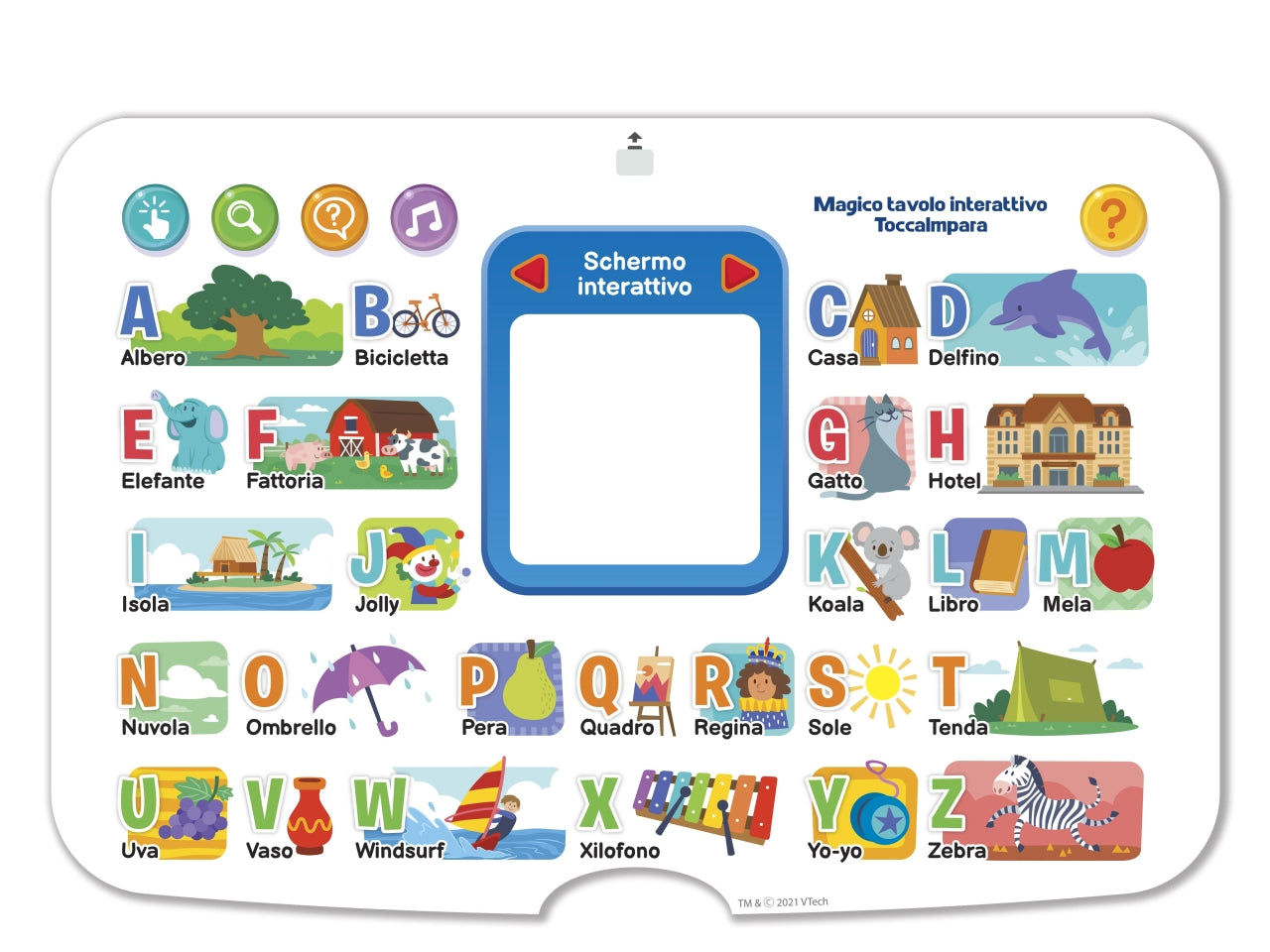 Magico tavolo interattivo toccaimpara