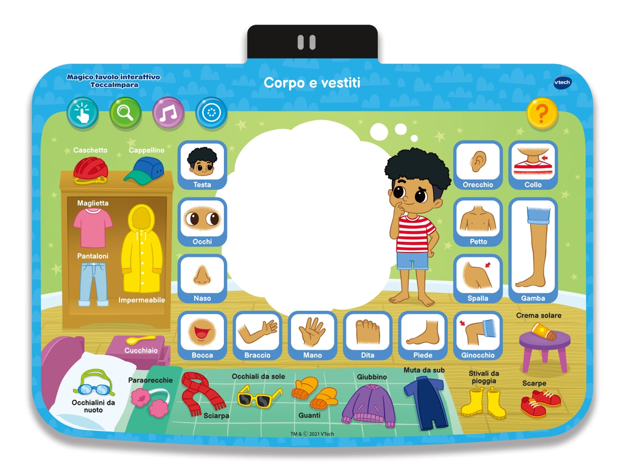 Magico tavolo interattivo toccaimpara