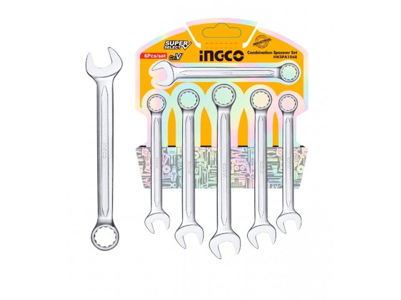 Chiavi fissa e stella 8-17 set da 6