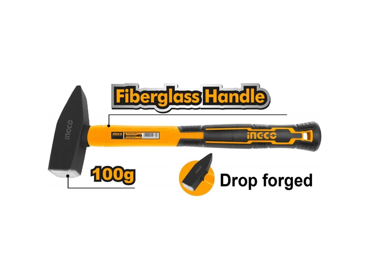 Martello tedesco impugnatura in vetroresina 100gr